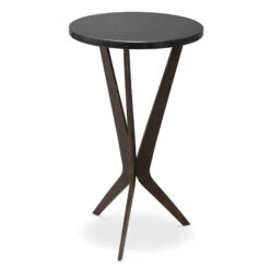 Eichholtz Malone Bronze Finish Granite Top Side Table