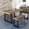 Malmo Reclaimed Timber Large Dining Table Bench -Housing Units Shop a3cdf7928c80c31543878c631848d84a