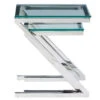 Storm Glass Nest Of Tables With 'Z' Shaped Chrome Legs 2 Storm Glass Nest Of Tables With 'Z' Shaped Chrome Legs -Housing Units Shop a51f27e7cb859db8722b0737f197d7dc