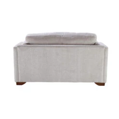 Mackenzie Ivory Chevron Textured Fabric Cuddler Sofa 10 Mackenzie Ivory Chevron Textured Fabric Cuddler Sofa -Housing Units Shop a66db071af08fe6d1ae050cd665a29f9