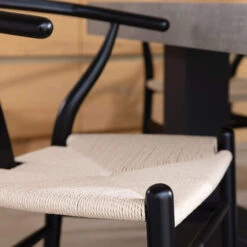 Ingrid Concrete-Effect 220cm Dining Table With Bench & 3 Larvik Black Wishbone Chairs 21 Ingrid Concrete-Effect 220cm Dining Table With Bench & 3 Larvik Black Wishbone Chairs -Housing Units Shop a74d71e2347e047e1fc04a9f37f0bf74