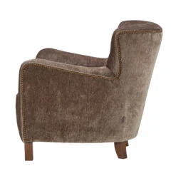 Alexander & James Strauss Berlin Lichen Accent Chair With Antique Studs -Housing Units Shop a804135bf089af4c1391976052448c47