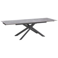 Rossini Extending Sintered Stone Top & Grey Leg Dining Table -Housing Units Shop ab1a35a9f6b524532fbc9874517e43db