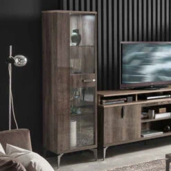 Medina 1 Door Left Hand Display Cabinet