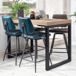 Malmo Reclaimed Timber 120cm Rectangular Bar Table