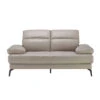 Natuzzi Editions Dado Stone Grey Leather 2 Seater Sofa -Housing Units Shop ac399e4dafb008c7a6e7d4b9dc46c5cb