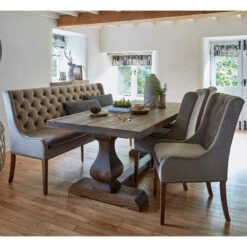 Jacob 200cm Taupe Velvet Button Back Bench -Housing Units Shop acbeb1cda37e99863424fb1f358cd7a4