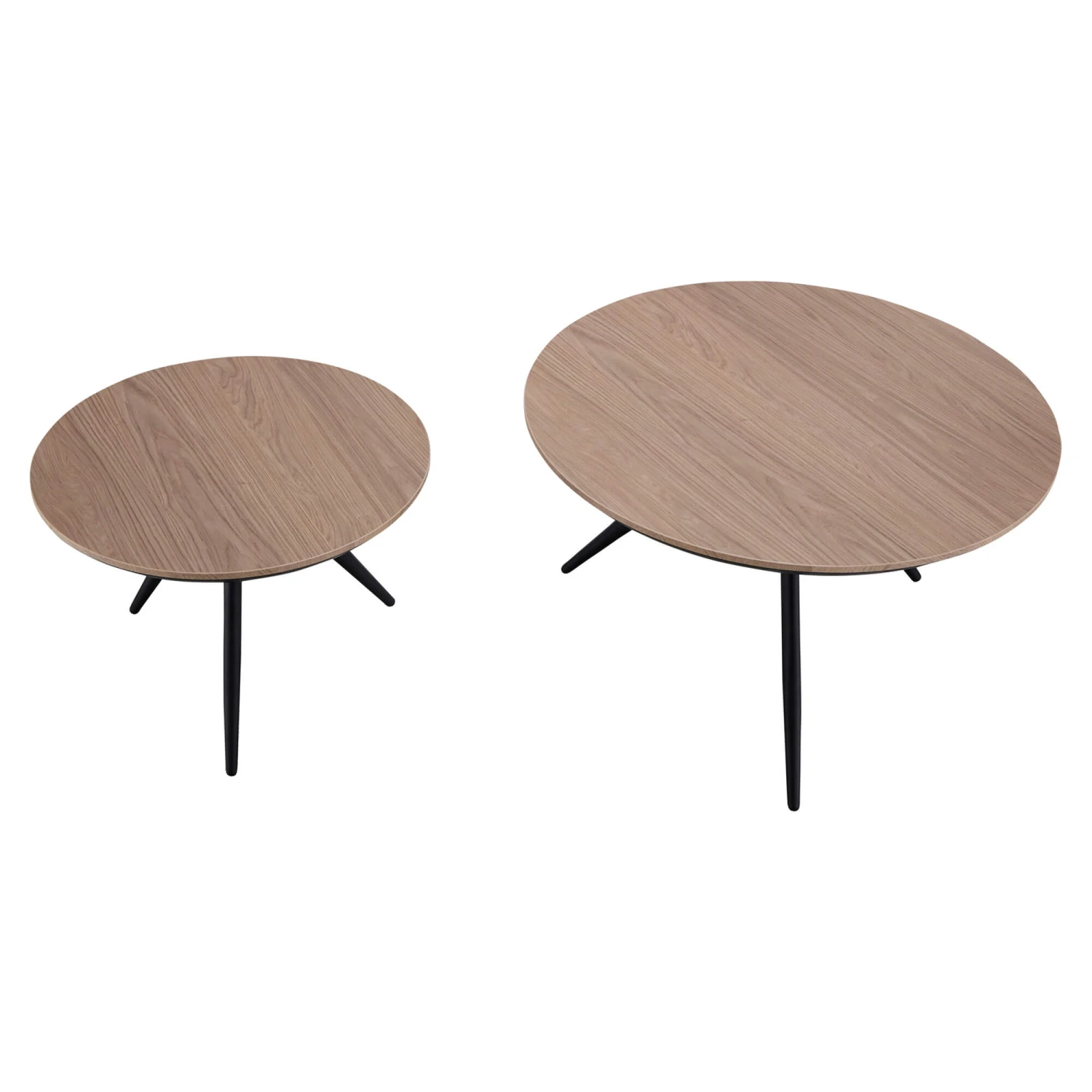 Halcot Set Of 2 Oak Coffee Tables 4 Halcot Set Of 2 Oak Coffee Tables - Image 2