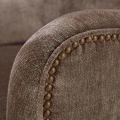 Alexander & James Strauss Berlin Lichen Accent Chair With Antique Studs -Housing Units Shop ae673c9abc8c79510fdd1944962d84d8
