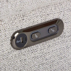 Marco Light Grey Fabric Power Glider Recliner Chair -Housing Units Shop af07ce498a0ccdf94dab29c68e5f774b