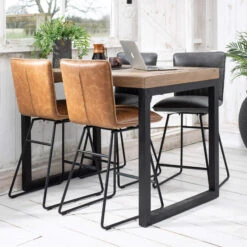 Malmo Reclaimed Timber 120cm Rectangular Bar Table -Housing Units Shop b0669a04de14a1351cf254cc58660939