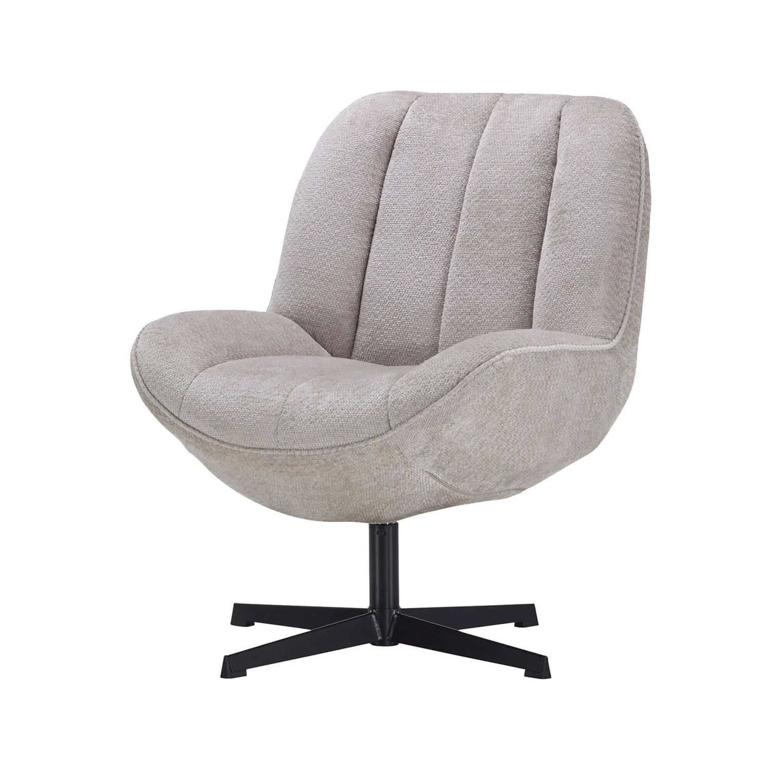 Zara Natural Fabric Accent Swivel Chair 4 Zara Natural Fabric Accent Swivel Chair - Image 2