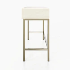 Frank Olsen Lyra Antique White Console Table -Housing Units Shop b30a571b962e4bdd9d0115d260e51b8b 1