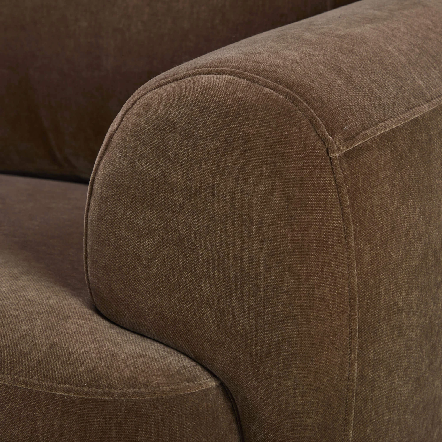 Arcadian Brown Fabric Left Hand Open Chaise Corner Sofa 7 Arcadian Brown Fabric Left Hand Open Chaise Corner Sofa - Image 5