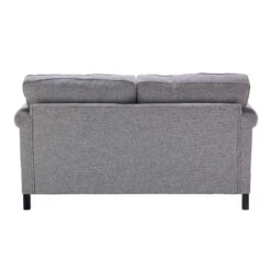 Buxton Grey Fabric Small 2 Seater Sofa -Housing Units Shop b38e4264e8874b902ef310a858b59ab3
