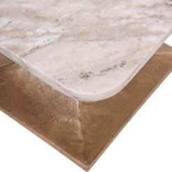 Libra Morchino Large Square White Marble Side Table -Housing Units Shop b3b987311ec6c259ee339c06f489df69