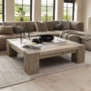 Montana Arizona Grey Reclaimed Wood Square Coffee Table -Housing Units Shop b4177fa197858a614418e27cbedbef32