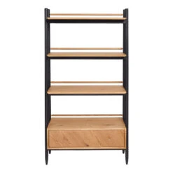 Ercol Monza Black Oak Open Shelving Unit -Housing Units Shop b8e5305484d081699ebdc70b07434359