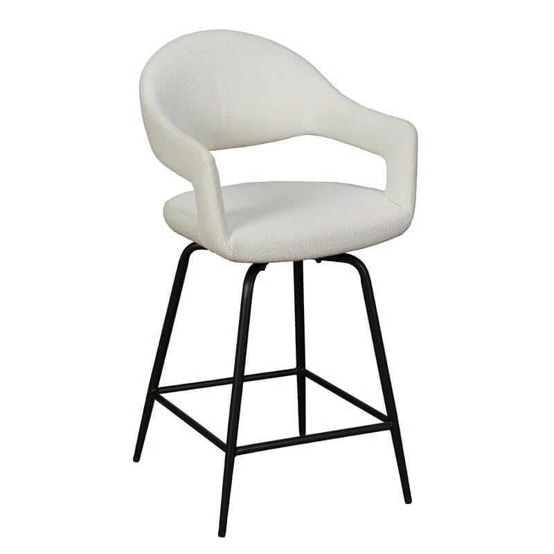 Jenny Counter Bar Stool In Misty Boucle 3 Jenny Counter Bar Stool In Misty Boucle