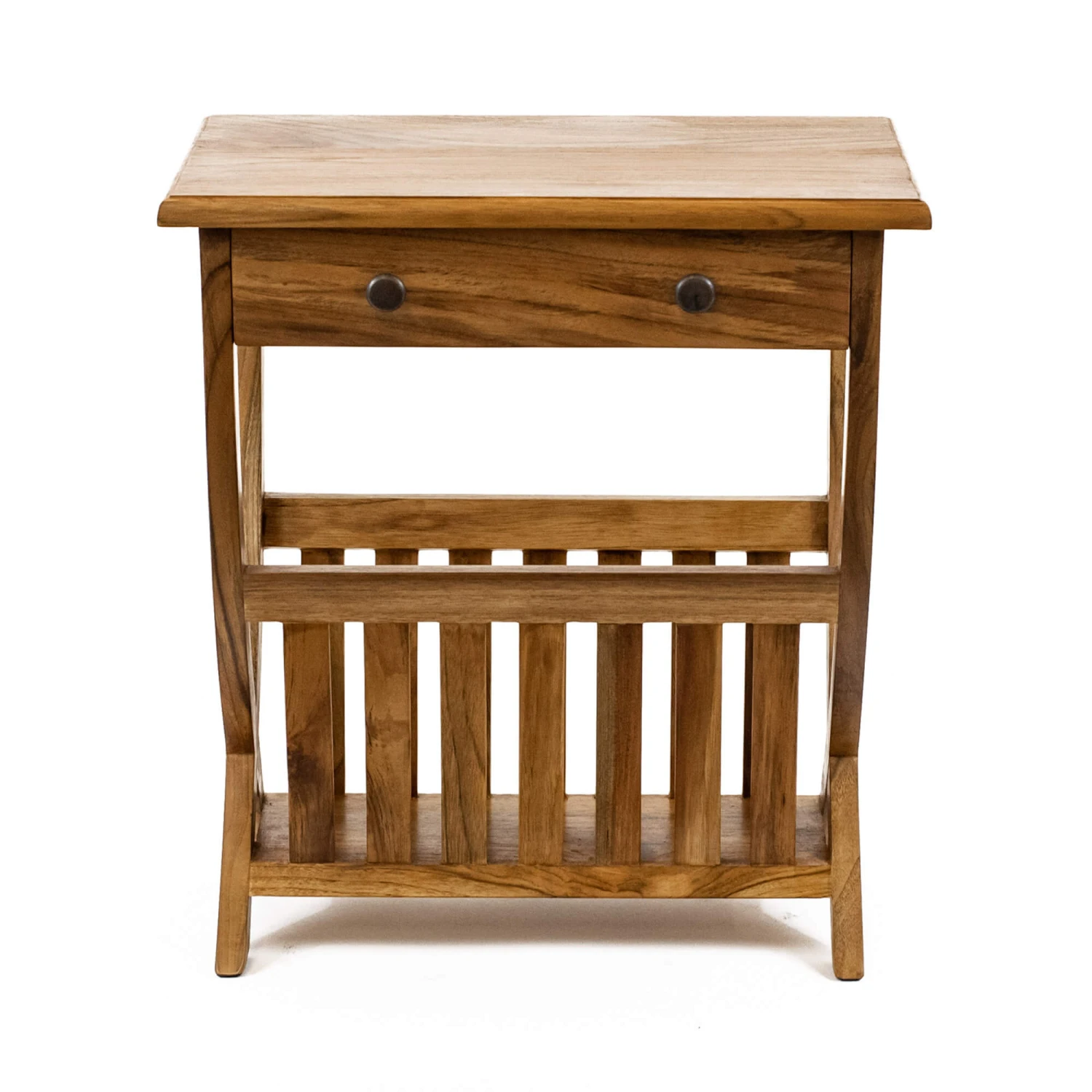 Claudios Teak Wood Magazine Table 4 Claudios Teak Wood Magazine Table - Image 2