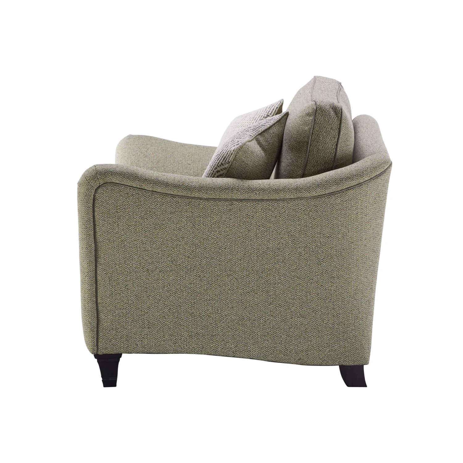 Parker Knoll Harriet Forest Green Fabric Large 2 Seater Formal Back Sofa 5 Parker Knoll Harriet Forest Green Fabric Large 2 Seater Formal Back Sofa - Image 3