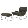 Fama Neox Charcoal Fabric Armchair & Footstool 2 Fama Neox Charcoal Fabric Armchair & Footstool -Housing Units Shop baecde9928ccf26e69f5dbd43a4767b9