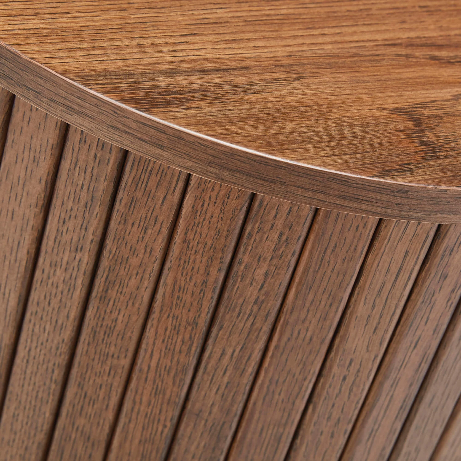 Annika Smoked Oak Slatted Sliding 2 Door Cabinet 11 Annika Smoked Oak Slatted Sliding 2 Door Cabinet - Image 9