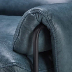 Bronx Blue Leather Lounge Chair -Housing Units Shop bc19ec2575b0099cc046aa9ed7b2b6a4