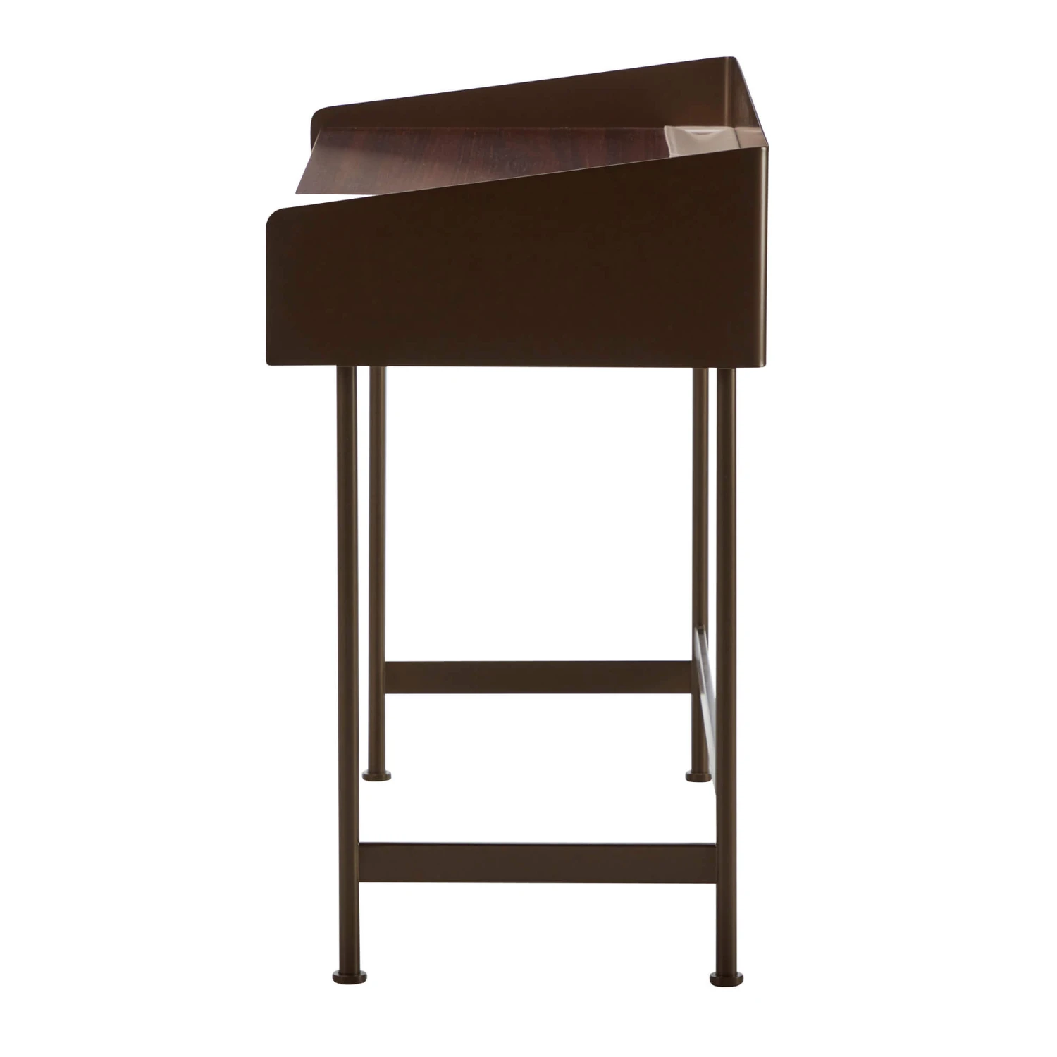 Bontempi Secret Lacquered Dark Brown Desk 6 Bontempi Secret Lacquered Dark Brown Desk - Image 4