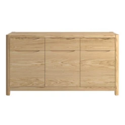 Stockholm Light Oak 3 Door 3 Drawer Sideboard -Housing Units Shop be597d2c18a9cee4c0bf00331a1d14af