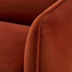 Glass House Thorne Rust Orange Fabric 3 Seater Sofa -Housing Units Shop c0df1c09666464bd0ebe0241fa9c3d8f