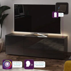 Frank Olsen Intelligent 150cm Black Gloss TV Unit -Housing Units Shop c1b998c2e06e2af01b61663cb1f4fb92 1