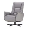 Axbridge Dark Grey Leather Electric Recliner Chair