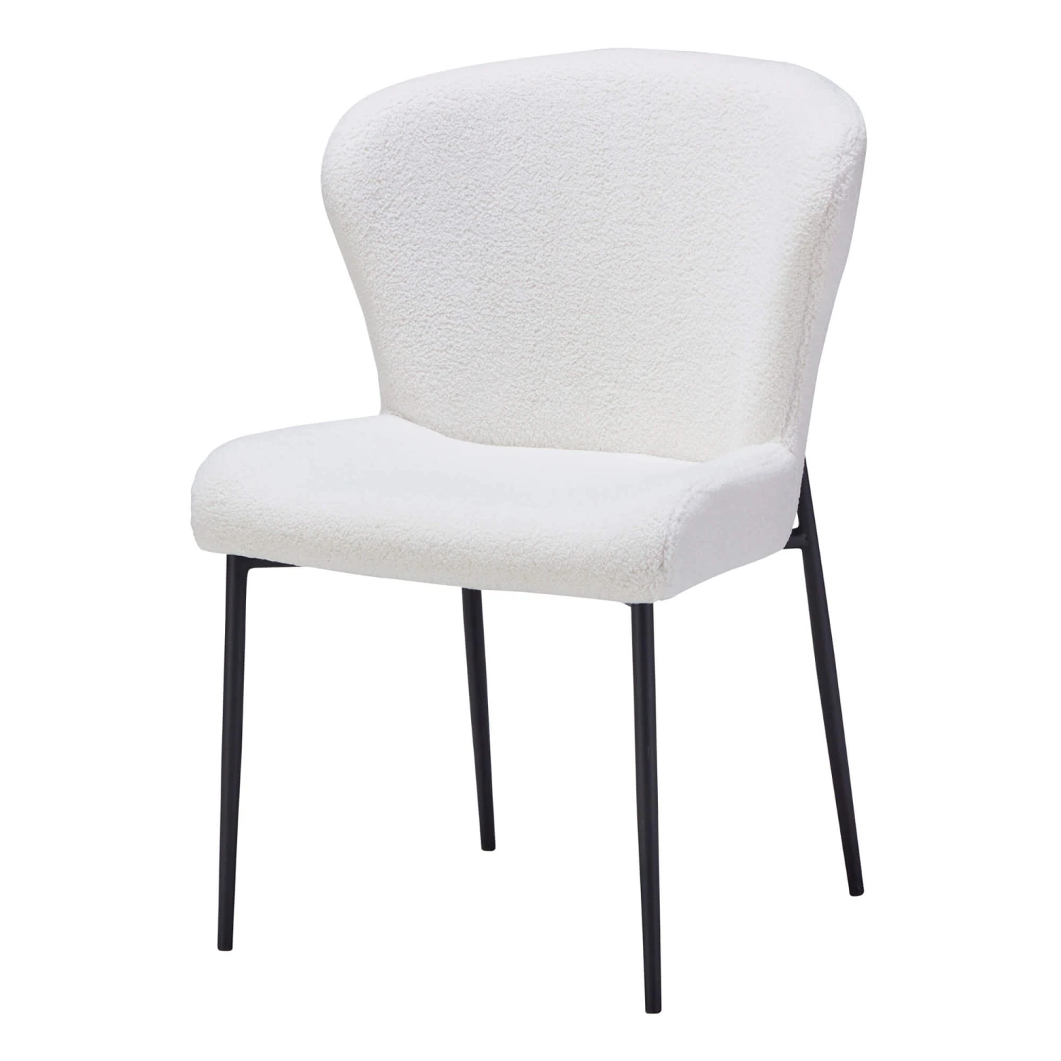 Savona Bone 130cm Round Marble Effect Dining Table & 4 Gabriel White Boucle Fabric Dining Chair 8 Savona Bone 130cm Round Marble Effect Dining Table & 4 Gabriel White Boucle Fabric Dining Chair - Image 6