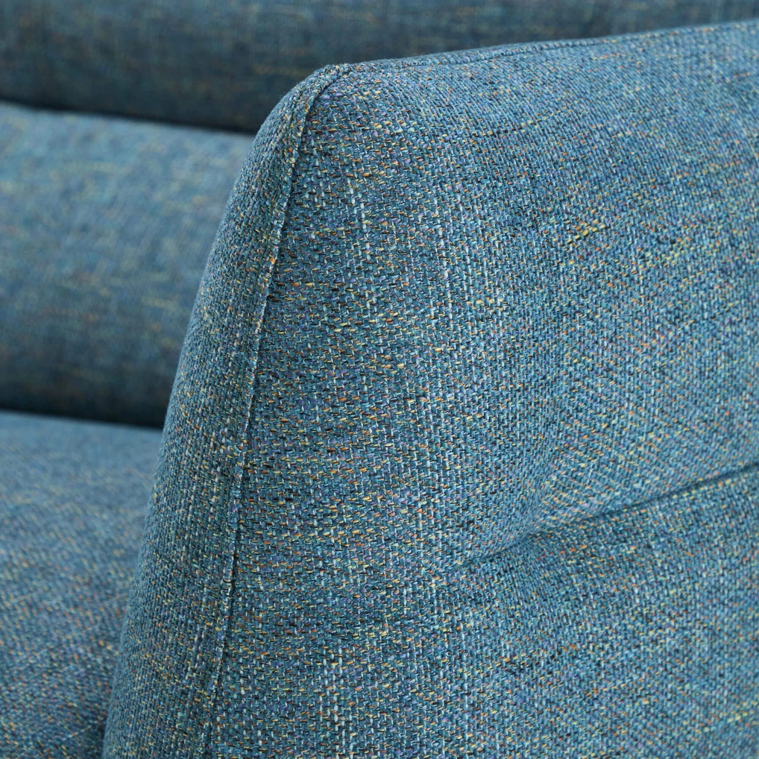 Carrera Teal Blue Fabric 2 Seater Sofa 8 Carrera Teal Blue Fabric 2 Seater Sofa - Image 6