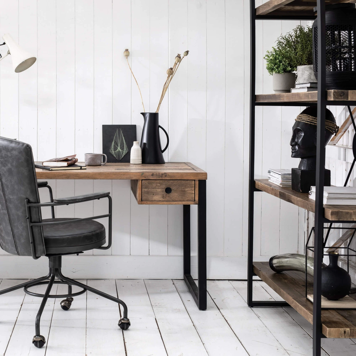 Malmo Reclaimed Timber Tall Bookcase 8 Malmo Reclaimed Timber Tall Bookcase - Image 6