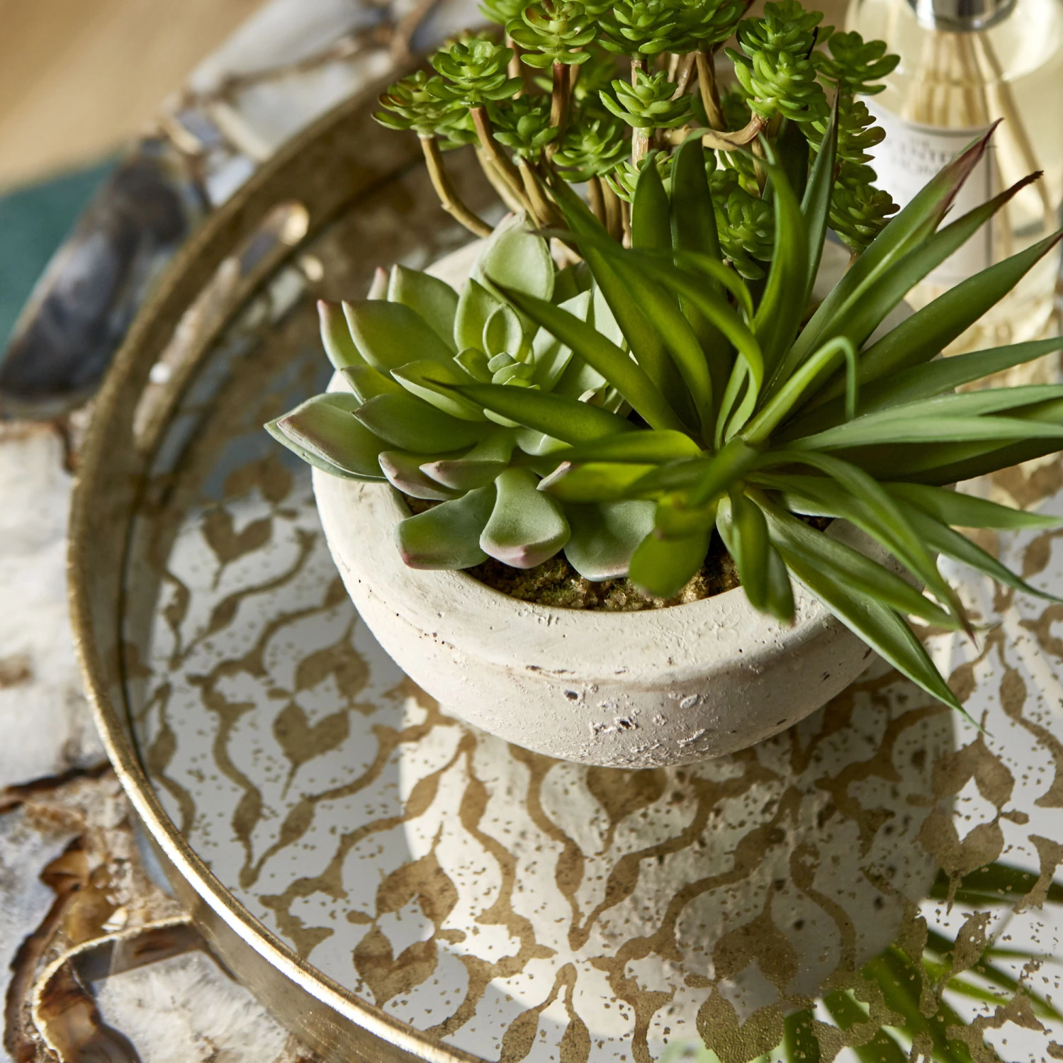 Libra Vienna Antique Gold Nest Of 2 Tables 7 Libra Vienna Antique Gold Nest Of 2 Tables - Image 5