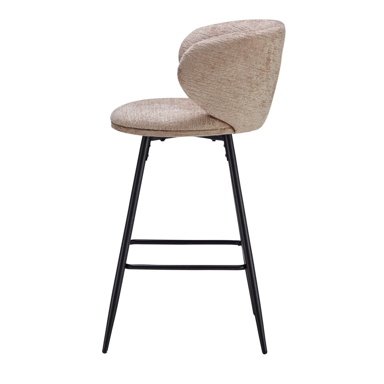 Richmond Interiors Mimi Desert Fabric Bar Stool 5 Richmond Interiors Mimi Desert Fabric Bar Stool - Image 3