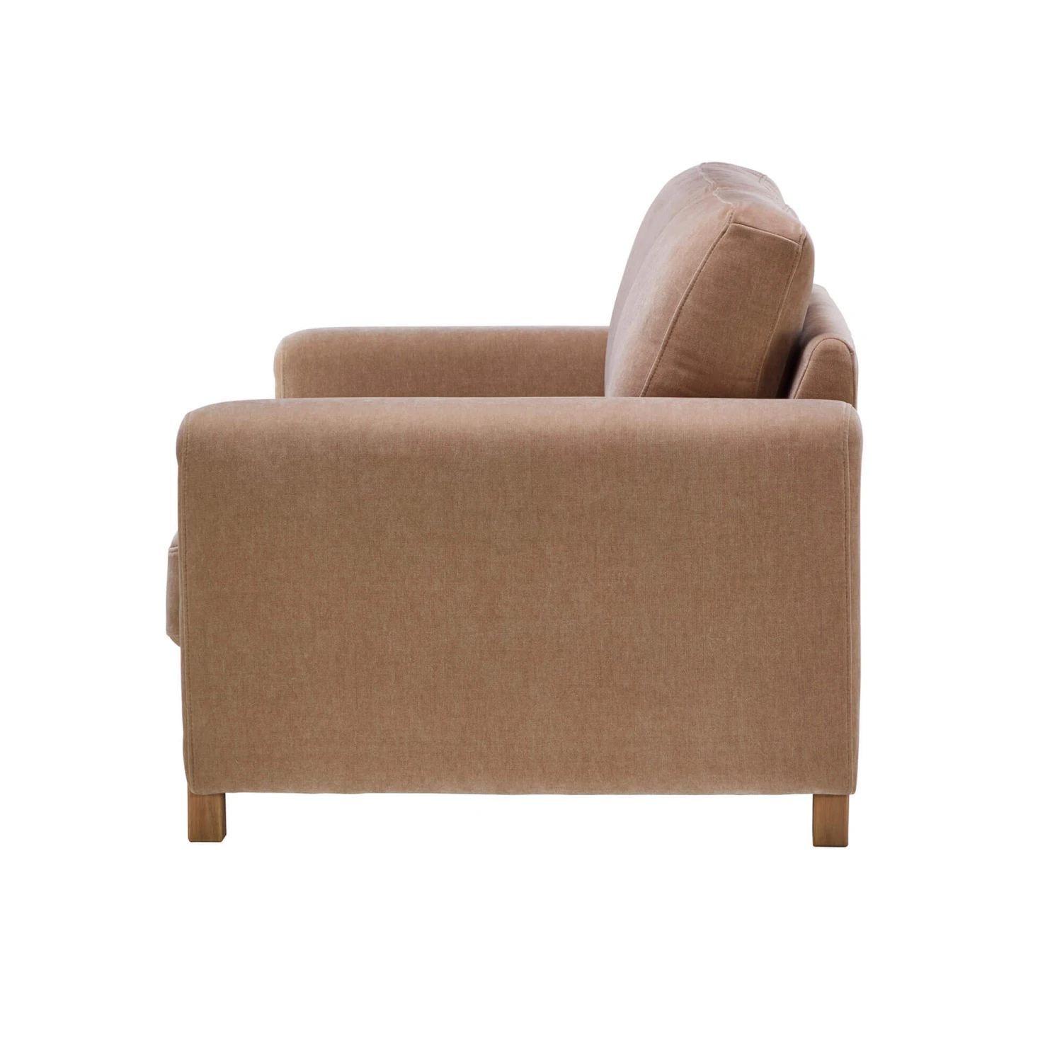 Leila Fawn Fabric Loveseat 6 Leila Fawn Fabric Loveseat - Image 4