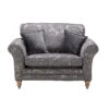 Carolina Grey Leaf Patterned Fabric Snuggler Sofa 1 Carolina Grey Leaf Patterned Fabric Snuggler Sofa -Housing Units Shop c7e25b1dc6f7c03082aa6b2ebc7cad92
