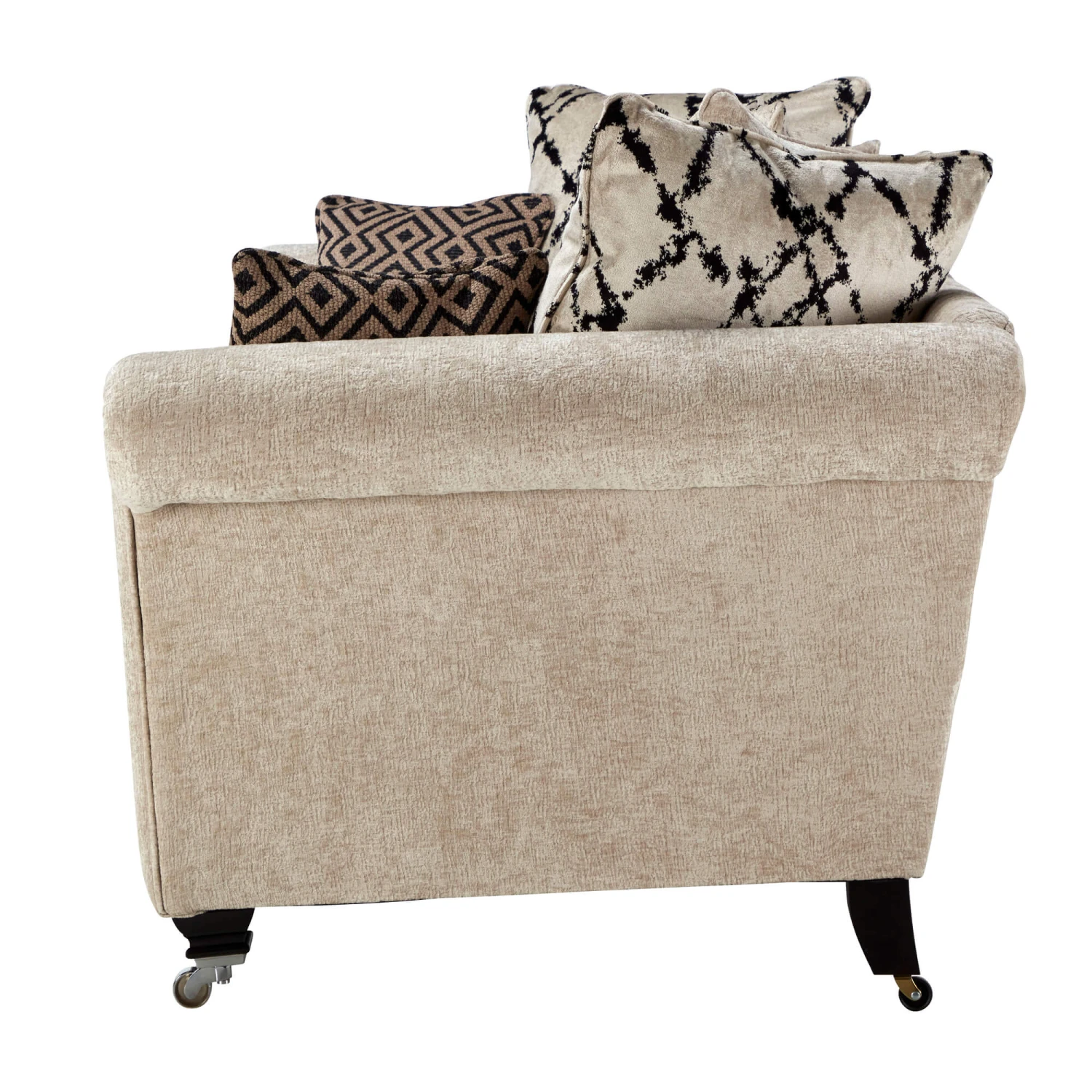 Lucinda Natural Chenille Fabric Scatter Back Grand Sofa 5 Lucinda Natural Chenille Fabric Scatter Back Grand Sofa - Image 3