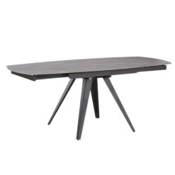 Allegri Extending Sintered Stone Top & Grey Leg Dining Table With 4 Mina Dark Grey Dining Chairs 17 Allegri Extending Sintered Stone Top & Grey Leg Dining Table With 4 Mina Dark Grey Dining Chairs -Housing Units Shop c9c08764daa7bf51e69682586fbc88bb 1