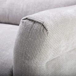 Corniche Grey Fabric Armchair -Housing Units Shop ca0551ed5e034e072fe32554a5719243