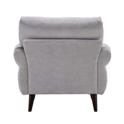 Corniche Grey Fabric Armchair -Housing Units Shop ca1e3826c5e4c7b533e168c97dc561e4