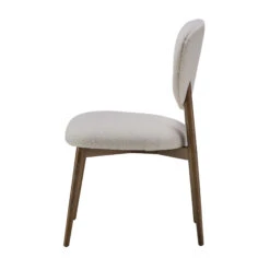 Eden 240cm Elm Wood Dining Table With 6 Theo Cream Fabric Dining Chairs -Housing Units Shop ce617a19840008afc62ee81ebad94281