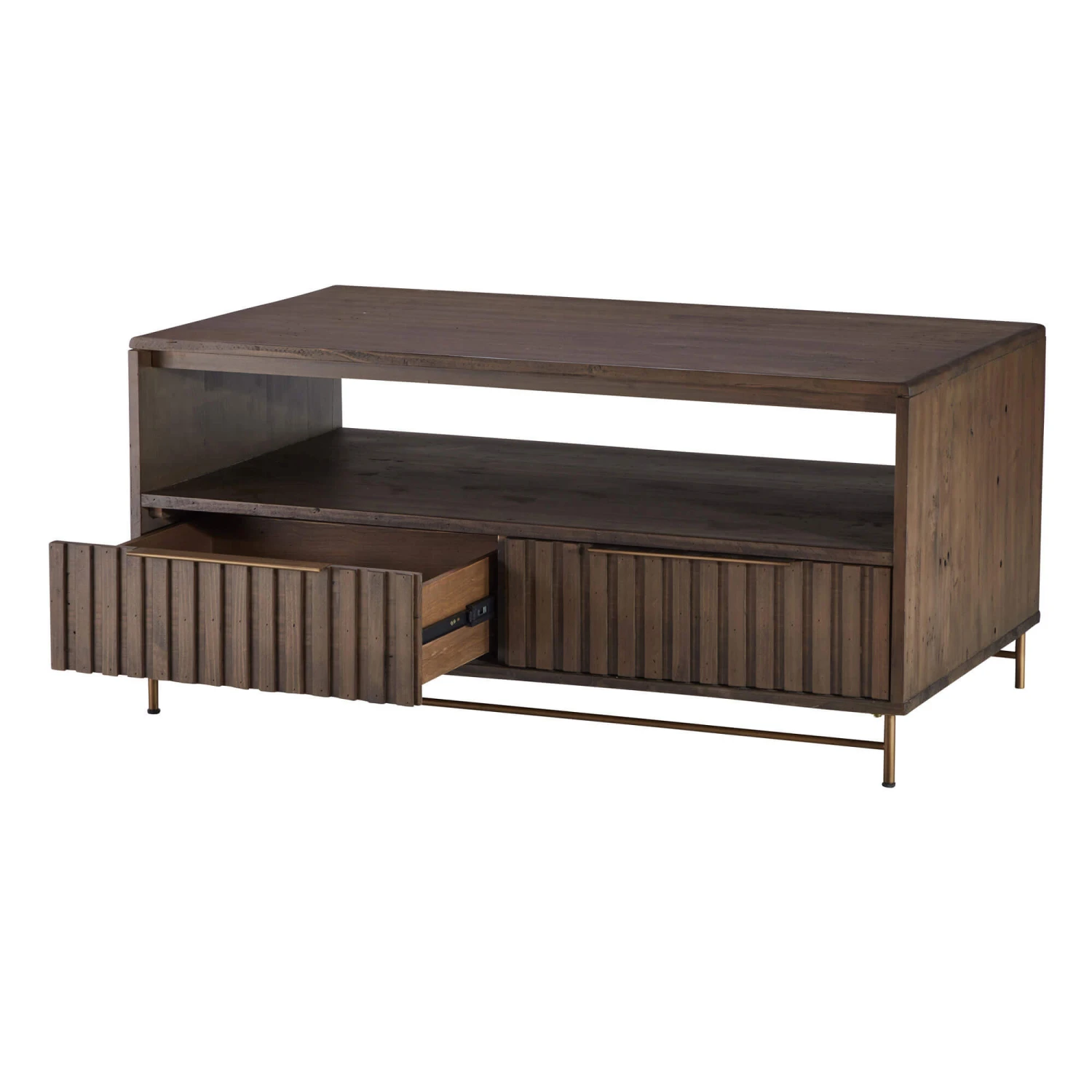 Andria Reclaimed Pine Coffee Table 4 Andria Reclaimed Pine Coffee Table - Image 2