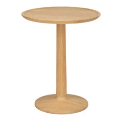 Ercol Siena Natural Oak Low Round Side Table