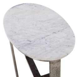 Casablanca Oval Side Table With Marble Top 8 Casablanca Oval Side Table With Marble Top -Housing Units Shop cff7714e95734be596dcd4dff441579e