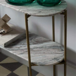 Libra Toronto Oval Marble Console Table -Housing Units Shop d2369fefaf1f825b7c7f7725111f124d