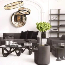 Eichholtz Geo Charcoal Grey Crown Oak Veneer Cabinet -Housing Units Shop d2551f4b4432244c08727dc5bcfdf235